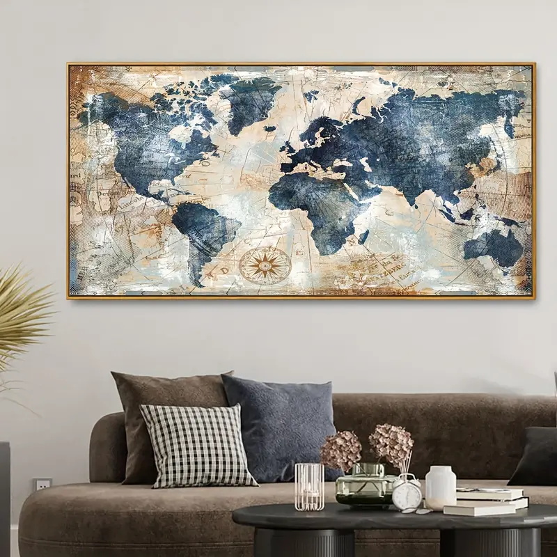 1pc Canvas Poster Vintage Art  - Star Map Poster ulasan dan harga