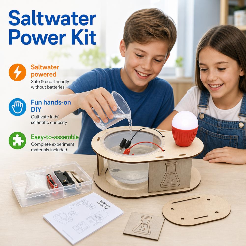 DIY Salt Water Power Generatio - Science Kit ulasan dan harga