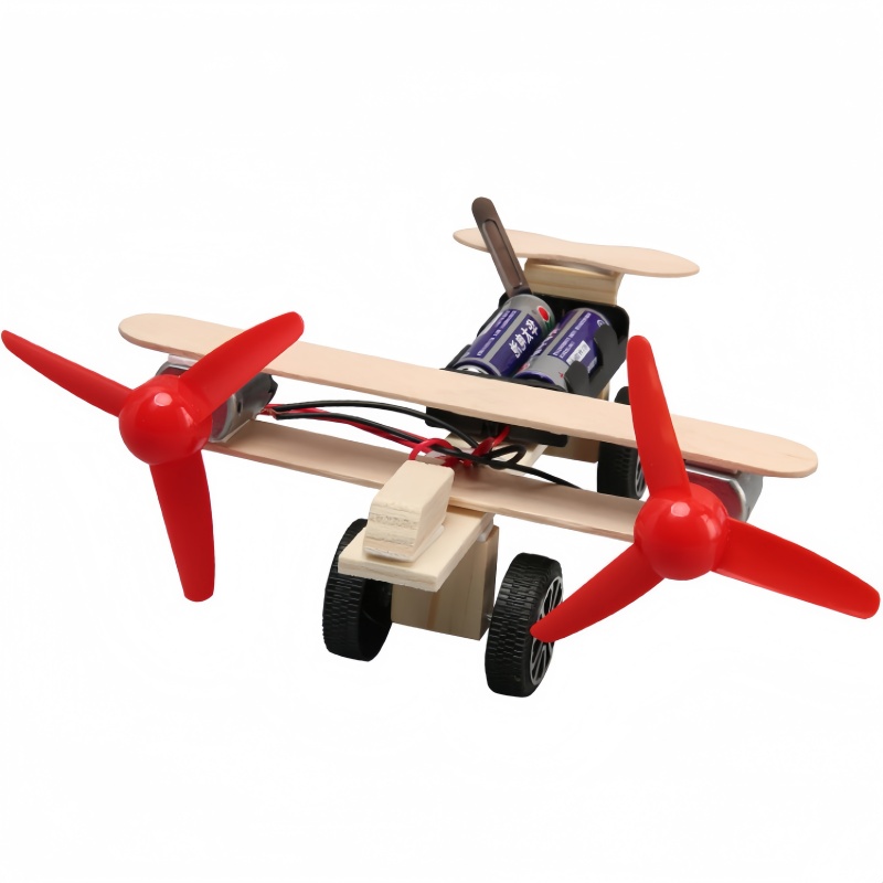 1-3Pcs Double Propeller Glider - Science Project Kit ulasan dan harga
