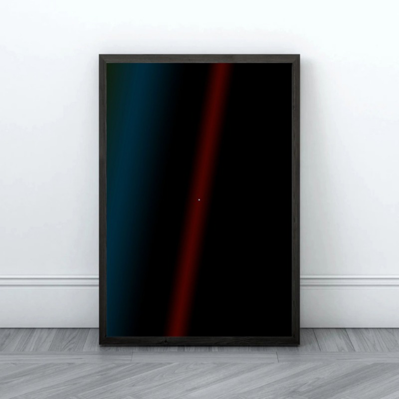 Pale Blue Dot Print Poster Voy - Star Map Poster ulasan dan harga
