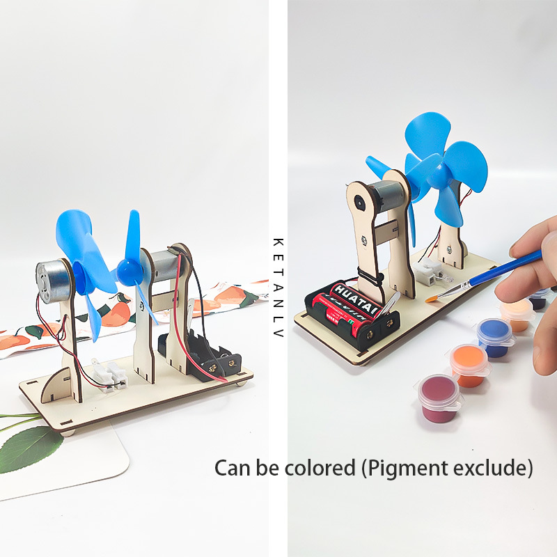 DIY Wind Driven Generator Mode - Science Project Kit ulasan dan harga