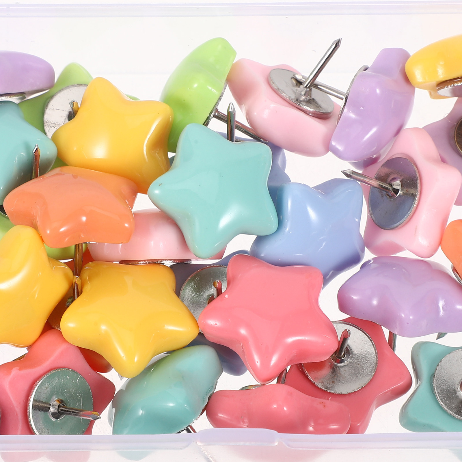 30Pcs Star Thumb Tacks Resin F - Star Map Poster ulasan dan harga
