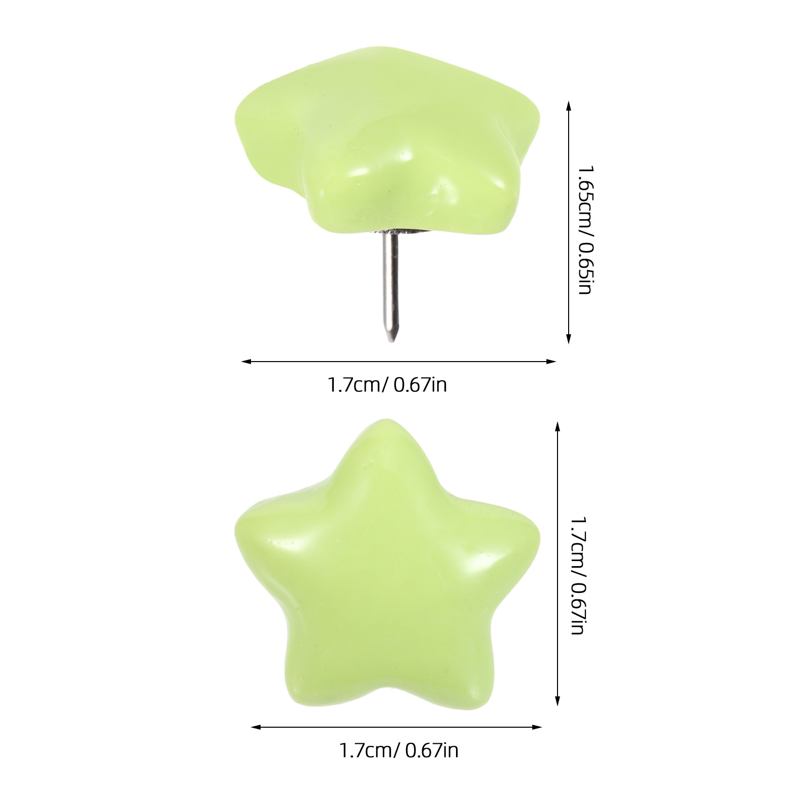 30Pcs Star Thumb Tacks Resin F - Star Map Poster ulasan dan harga
