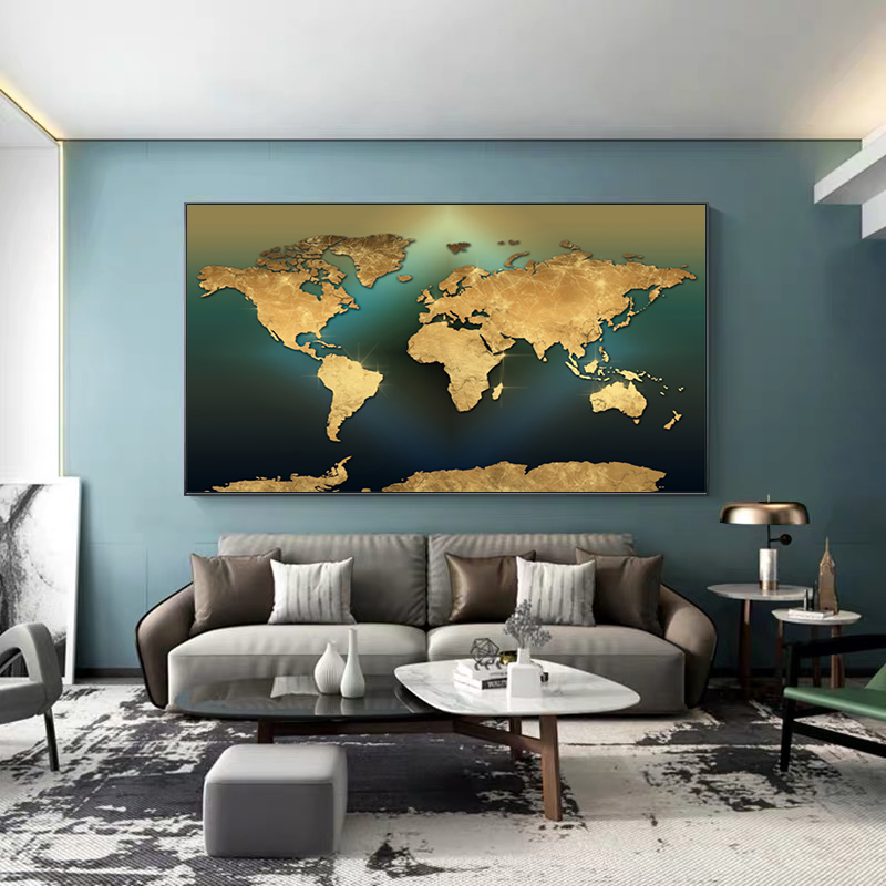 Modern Minimalist World Map Ar - Star Map Poster ulasan dan harga